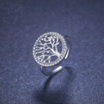 BAGUE ARBRE DE VIE ETINCELANT ARGENT Viking Heritage 44964559