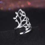 BAGUE ARBRE DE VIE FLEUR ARGENTE ARGENT Viking Heritage 44963838