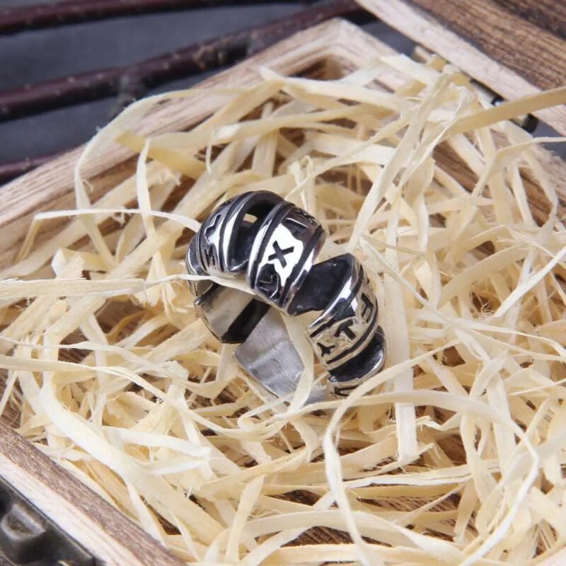 Bague Spirale Runes Viking Heritage 45084213