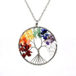 COLLIER ARBRE DE VIE 7 CHAKRAS Viking Heritage 44931567