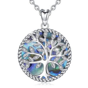 COLLIER ARBRE DE VIE ESPRIT BLEU ARGENT Viking Heritage 44940393