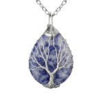 COLLIER ARBRE DE VIE PIERRE SEMI PRECIEUSE Viking Heritage 44930488