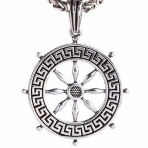 COLLIER SOLEIL NOIR ARGENT Viking Heritage 44961510