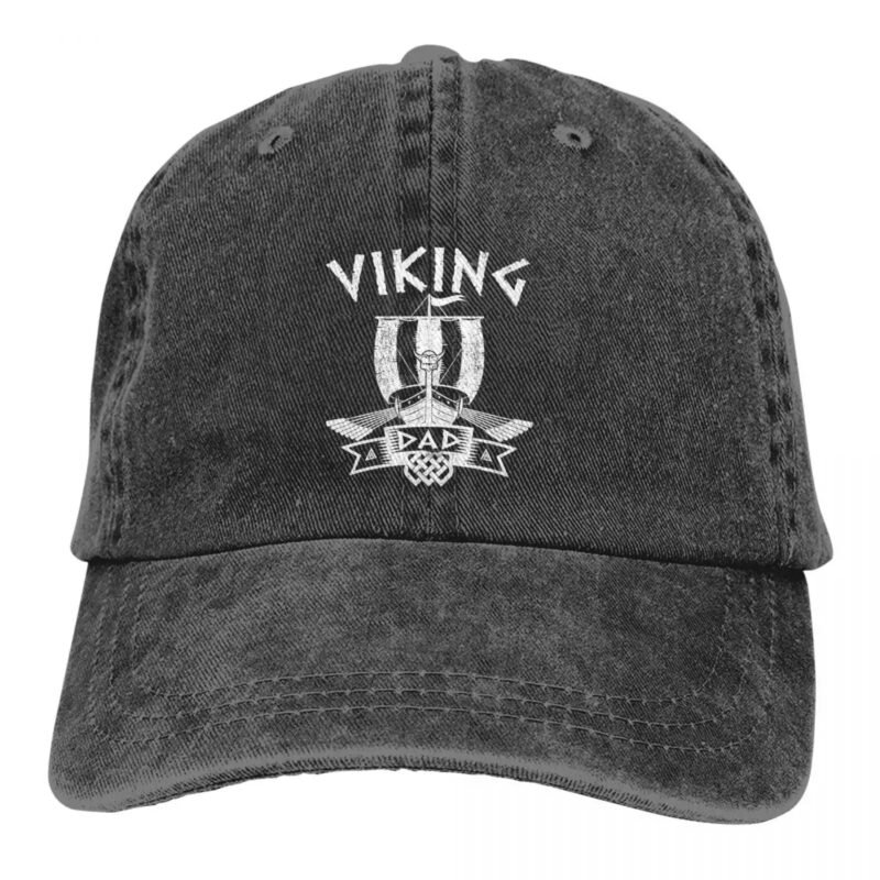 Casquette Viking Dad en jean d lav