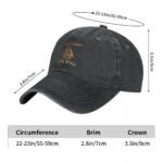 Casquette Viking Valknut en jean d lav mesures