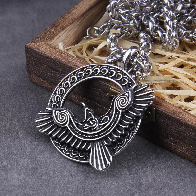 Collier Corbeau Munin Viking Heritage 45072614