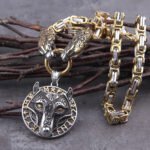 Collier Fenrir Or et Argent Viking Heritage 45066654