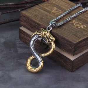 Collier Serpent Jormungand Viking Heritage 45062695