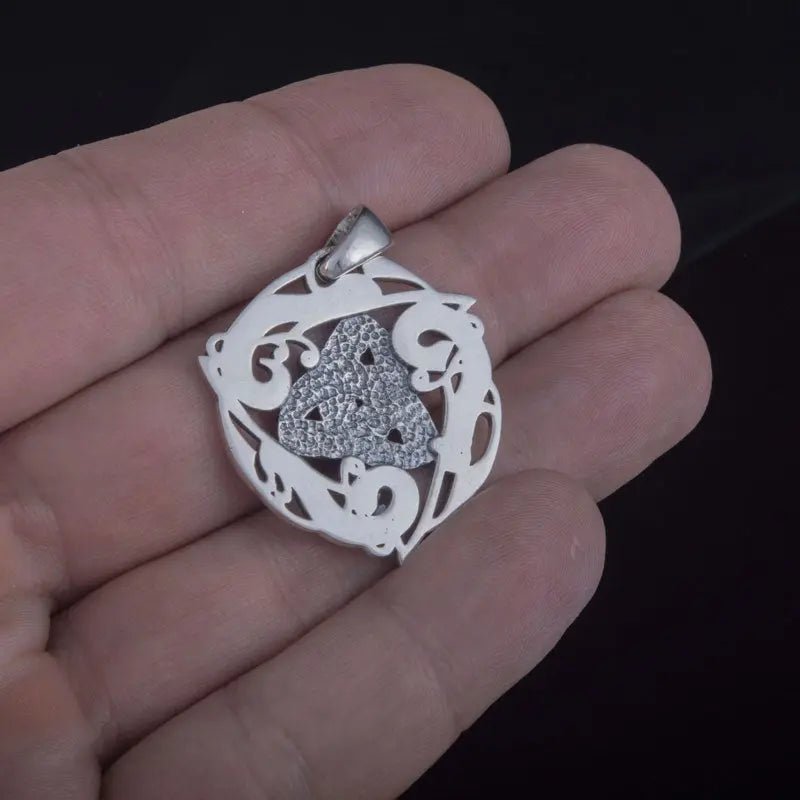 Collier Triple Corne d Odin Argent Massif Viking Heritage 45015646