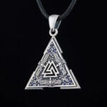 Collier Valknut Argent Massif Viking Heritage 45024340