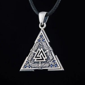 Collier Valknut Argent Massif Viking Heritage 45024340