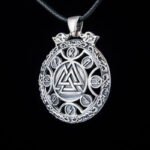 Collier Valknut Argent Massif Viking Heritage 45029133