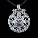 Collier Valknut Argent Massif Viking Heritage 45029313