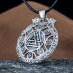 Collier Valknut Argent Massif Viking Heritage 45029446