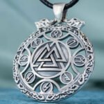 Collier Valknut Argent Massif Viking Heritage 45029882