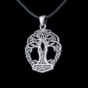 Collier Yggdrasil Argent Massif Viking Heritage 45019617