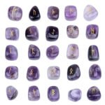 Ensemble 25 Runes en Cristal Agate pour Guerison Reiki Viking Heritage 45217132