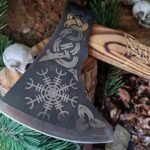 Hache Traditionnelle Valknut Aegishjalmur