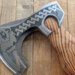 Hache Viking Ours Puissance Nordique