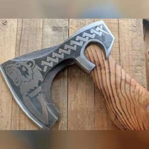 Hache Viking Ours Puissance Nordique