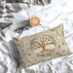 Housse de Coussin Arbre de Vie Yggdrasil avec Runes Viking Heritage 45131742