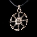 PENDENTIF SOLEIL NOIR BRONZE MASSIF Viking Heritage 44718567