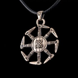 PENDENTIF SOLEIL NOIR BRONZE MASSIF Viking Heritage 44718567