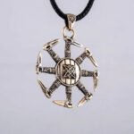 PENDENTIF SOLEIL NOIR BRONZE MASSIF Viking Heritage 44719062