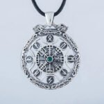 Pendentif Vegvisir Argent Massif Viking Heritage 45019484