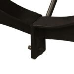 Table de ferme bois massif 180 cm – Bois de récupération, pieds acier
